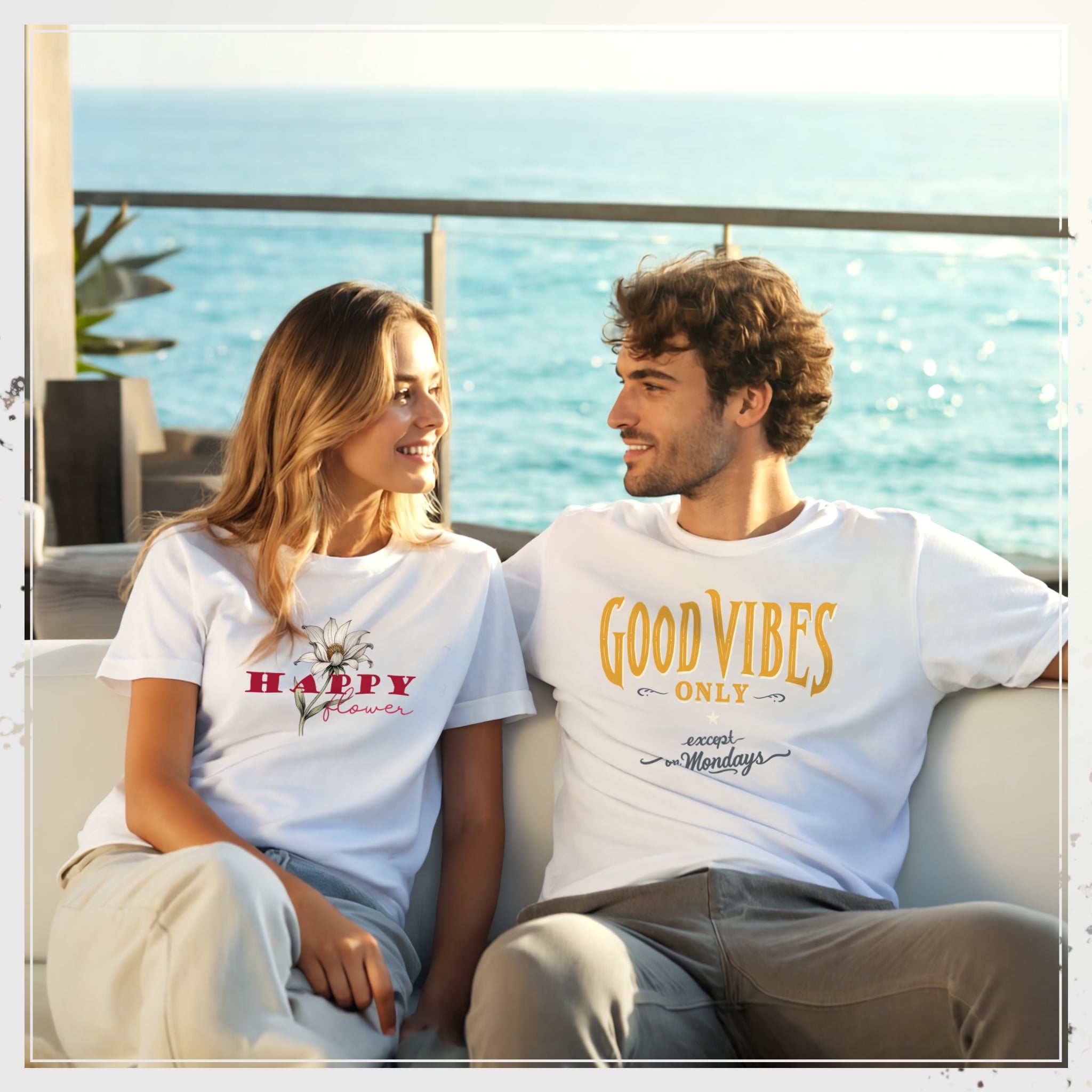 camiseta "Happy Flower"